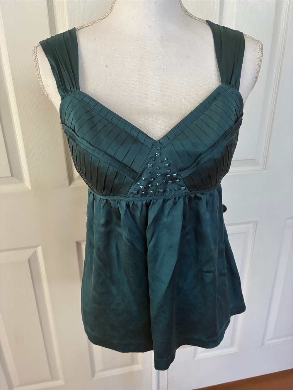 Vintage Arden B silk halter top y2k lined bling